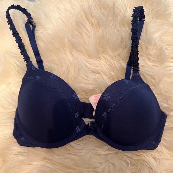 Victoria’s Secret Blue Push Up Bra Cotton - Picture 7 of 8